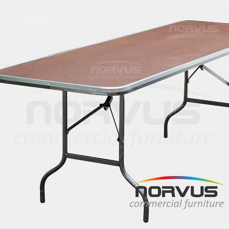 Mesa rectangular plegable 240x75  fibracel