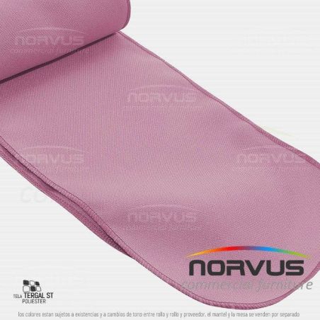Liston para silla 250x15cm tela Tafetan palo de rosa