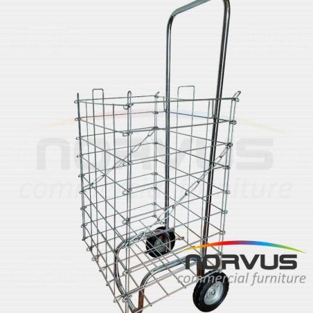 Carrito para mandado plegable galvanizado