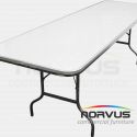 Mesa rectangular plegable 240x75  fibra de vidrio