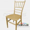 Silla Tifanny de plástico dorado