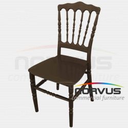 Silla Infantil Versalles de plástico chocolate