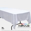 Mantel rectangular 300x150cm tela Dublin blanco