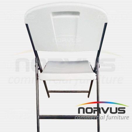  Silla plegable Garden de plástico inflado blanco