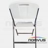  Silla plegable Garden de plástico inflado blanco