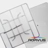  Mesa cuadrada plegable 150x150 fibra de vidrio para sombrilla