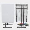  Mesa personal plegable 75x50 plástico inflado