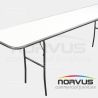 Mesa hotelera rectangular plegable 240x50 fibra de vidrio