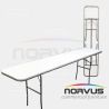  Mesa hotelera rectangular plegable 240x50 fibra de vidrio