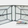  Mesa portafolio rectangular plegable 180x75 plástico inflado
