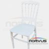 Silla Versalles de plástico blanco