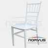 Silla Tifanny de plástico blanco