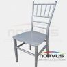 Silla Tifanny de plástico plata