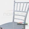  Silla Tifanny de plástico plata