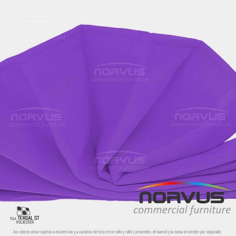 Servilleta 40x40cm tela Tafetan morado