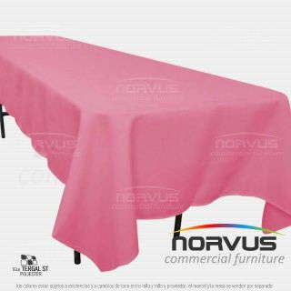 Mantel infantil rectangular 230x100cm tela Tafetan coral