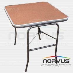 Mesa cuadrada plegable 75x75 fibracel
