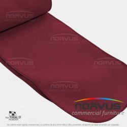 Liston para silla 250x15cm tela Tafetan vino
