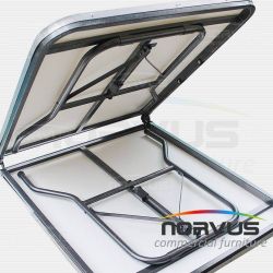 Mesa portafolio rectangular plegable 180x75 fibra de vidrio