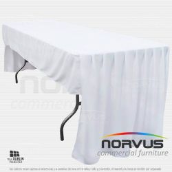 Bambalina rectangular tipo C 240x75cm tela Dublin blanco