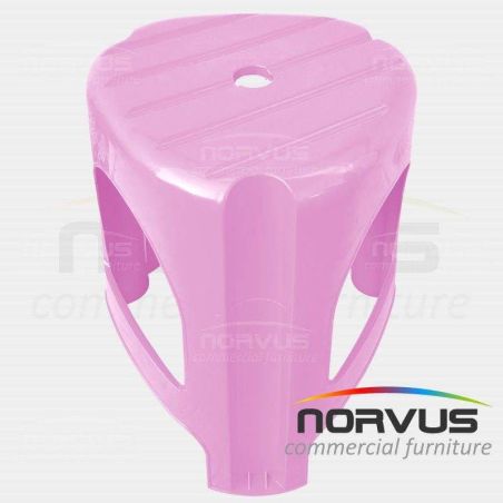 Banco de plastico Bary rosa claro Banco de plastico Bary rosa claro