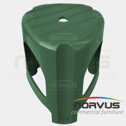 Banco de plastico Bary verde militar