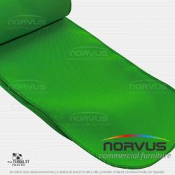 Liston para silla 250x15cm tela Tafetan verde bandera