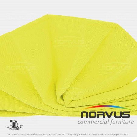 Servilleta 40x40cm tela Tafetan amarillo canario Servilleta 40x40cm tela Tafetan amarillo canario