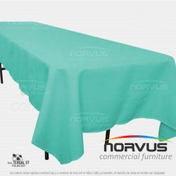 Mantel infantil rectangular 230x100cm tela Tafetan menta