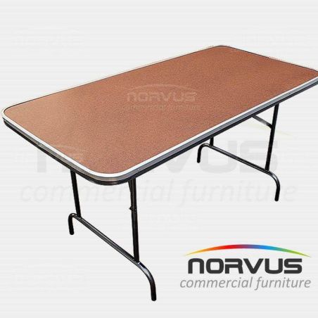 Mesa rectangular plegable 150x75 fibracel