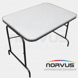 Mesa rectangular plegable 100x75 fibra de vidrio