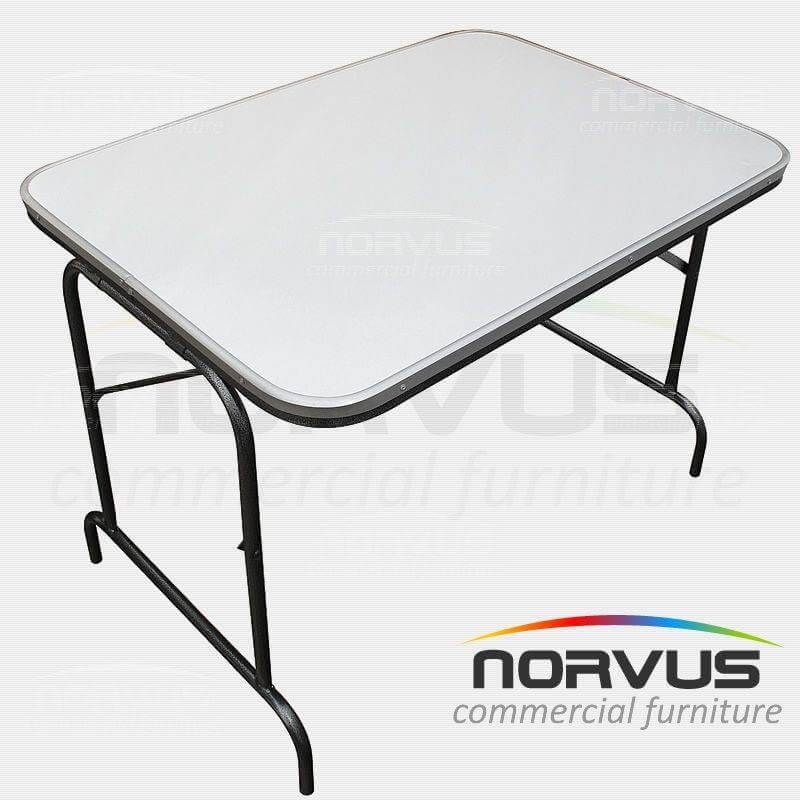 Mesa rectangular plegable 100x75 fibra de vidrio