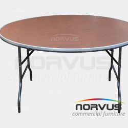 Mesa redonda plegable 150 fibracel