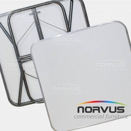  Mesa cuadrada plegable 75x75 fibra de vidrio