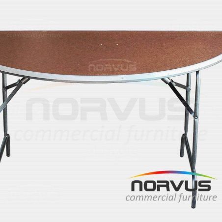  Mesa media luna plegable 150x75 fibracel