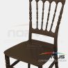  Silla Versalles de plastico chocolate