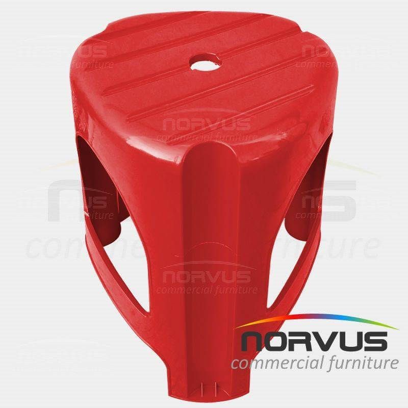 Banco de plastico Bary rojo