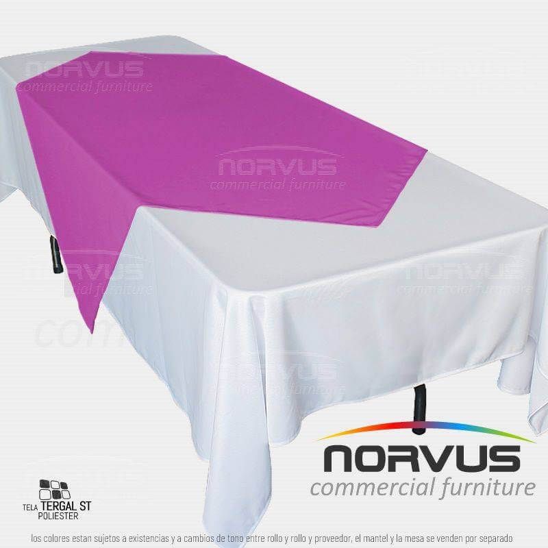 Cubremantel 150x150cm tela Tafetan fiusha