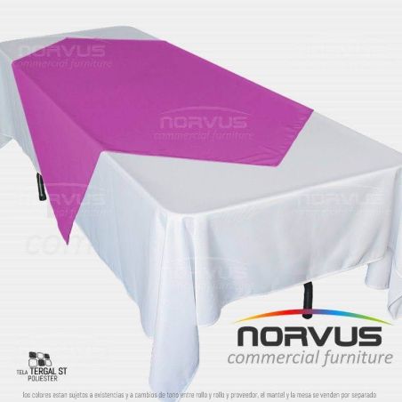 Cubremantel 150x150cm tela Tafetan fiusha