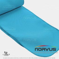 Liston para silla 250x15cm tela Tafetan azul turquesa