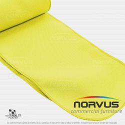 Liston para silla 250x15cm tela Tafetan amarillo canario