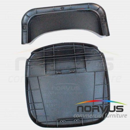  Juego de asiento y respaldo para silla plegable de plastico adulto