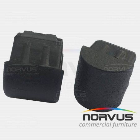 Regaton interno cuadrado 3/4 de plastico negro