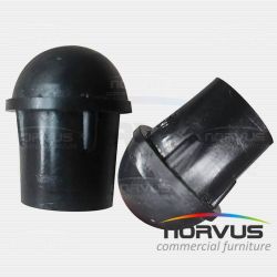 Regaton interno redondo 3/4 de plastico negro