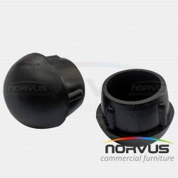 Regaton interno redondo 1 de plastico negro