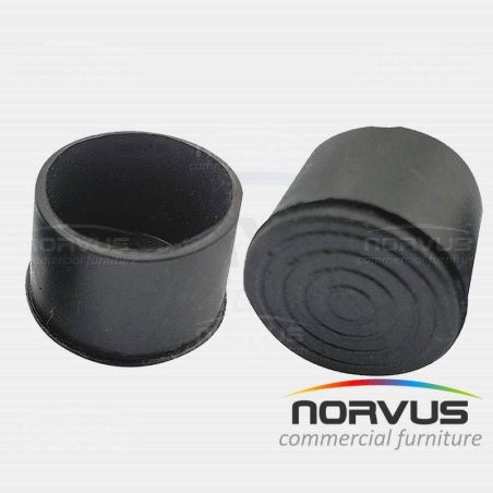 Regaton externo redondo 7/8 de plastico negro