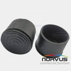 Regaton externo redondo 3/4 de plastico negro