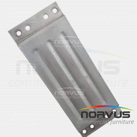 Corredera chica galvanizada para sillas plegables de plastico