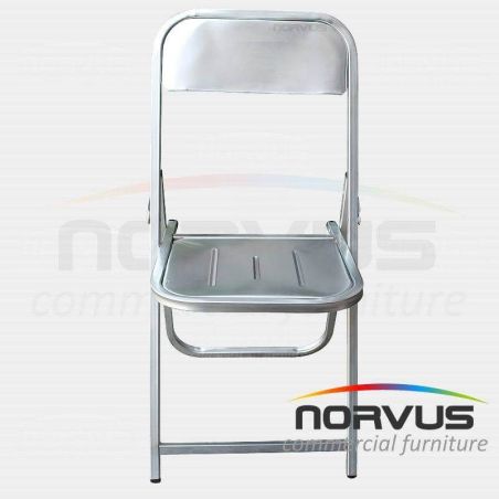 Silla plegable de lamina galvanizada
