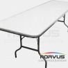 Mesa rectangular plegable 240x75  fibra de vidrio